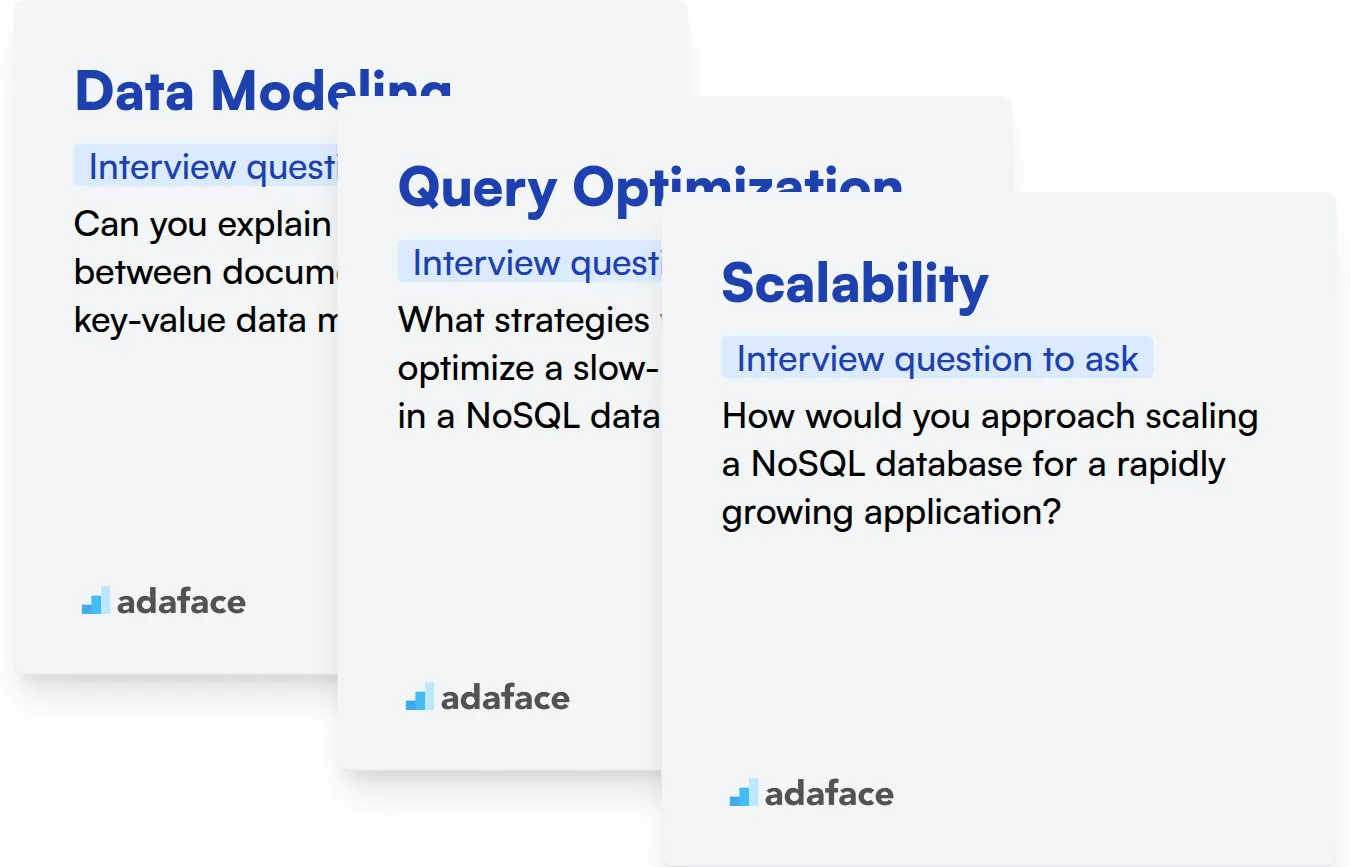 Which NoSQL Developer skills should you evaluate during the interview phase?