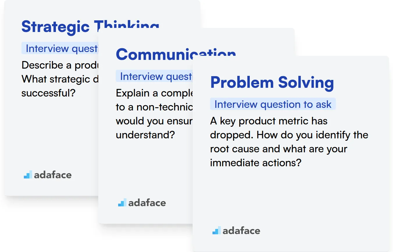 Which Product Manager skills should you evaluate during the interview phase?