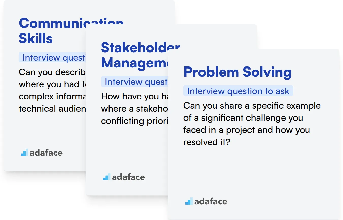 Which Program Manager skills should you evaluate during the interview phase?