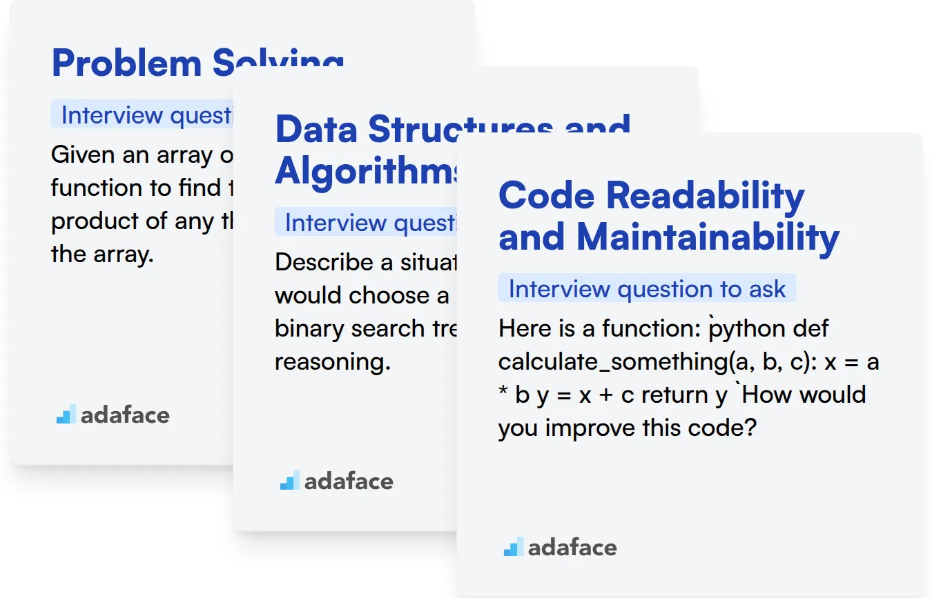 Which Programming Skills skills should you evaluate during the interview phase?