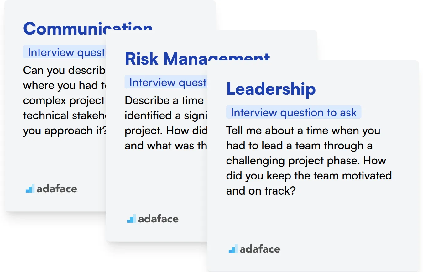 Which Project Manager skills should you evaluate during the interview phase?