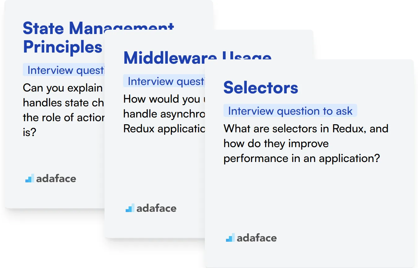 Which Redux skills should you evaluate during the interview phase?