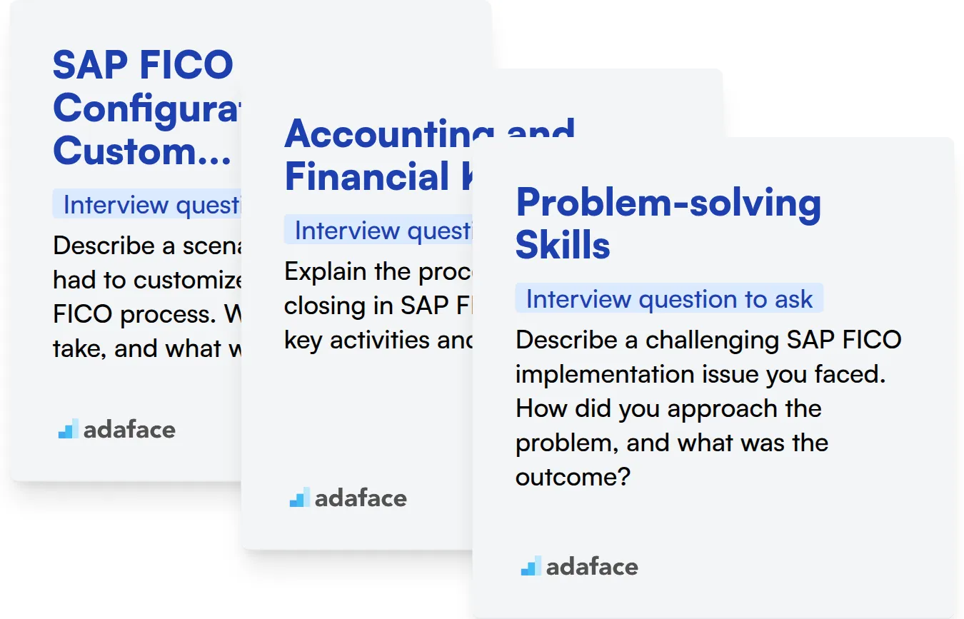 Which SAP FICO Consultant skills should you evaluate during the interview phase?