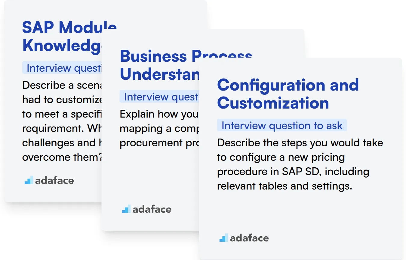 Which SAP Functional Consultant skills should you evaluate during the interview phase?