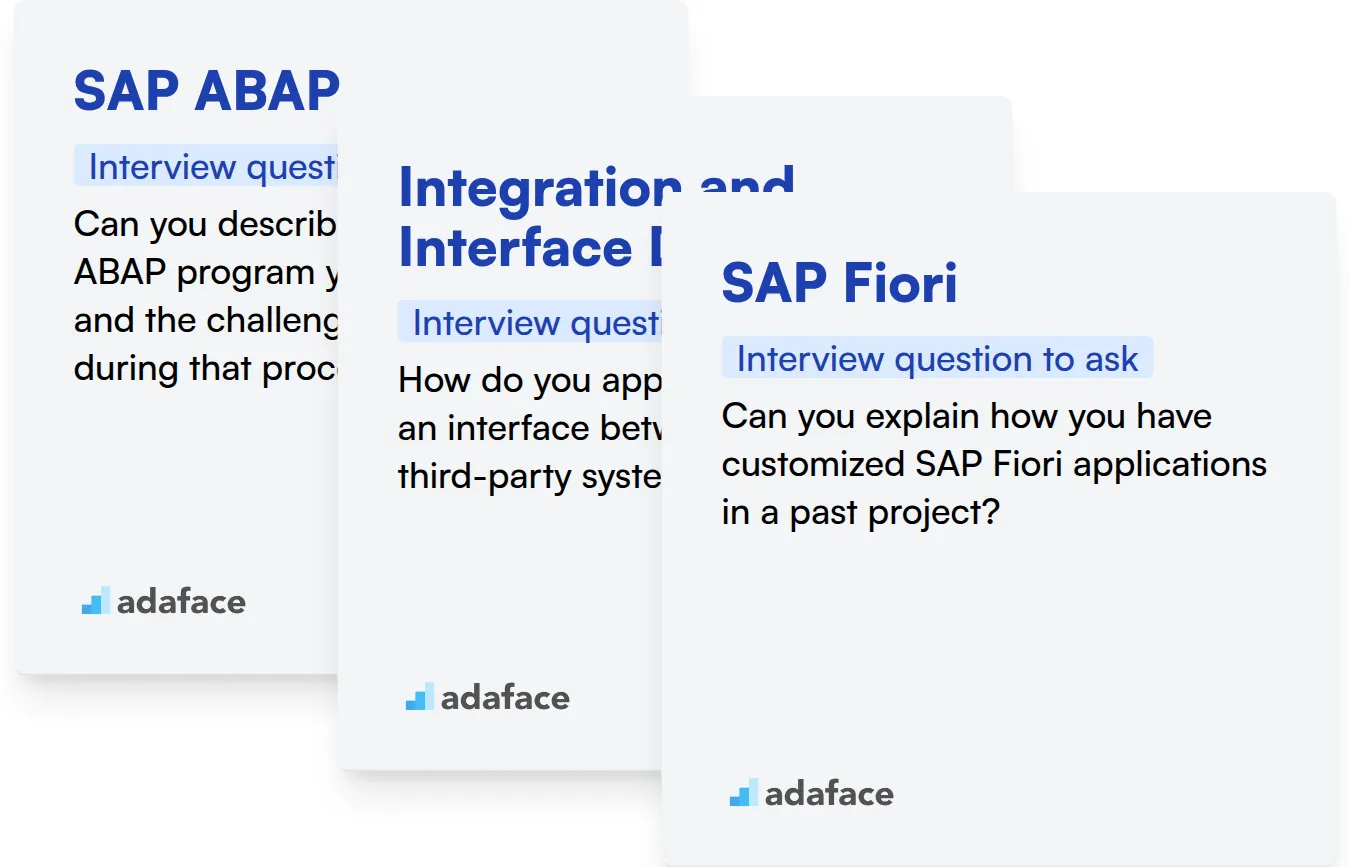 Which Sap Technical Consultant skills should you evaluate during the interview phase?
