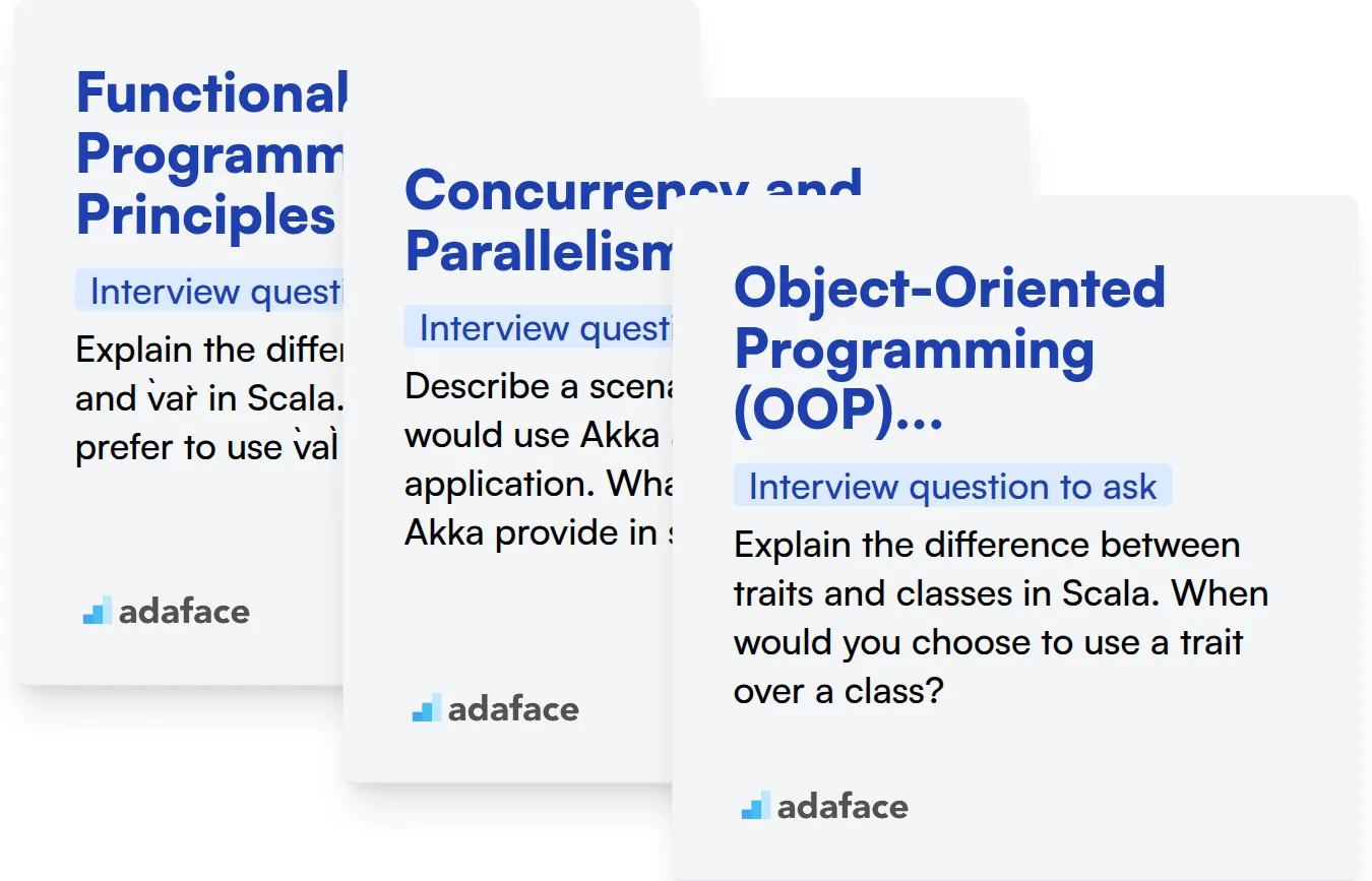 Which Scala Developer skills should you evaluate during the interview phase?