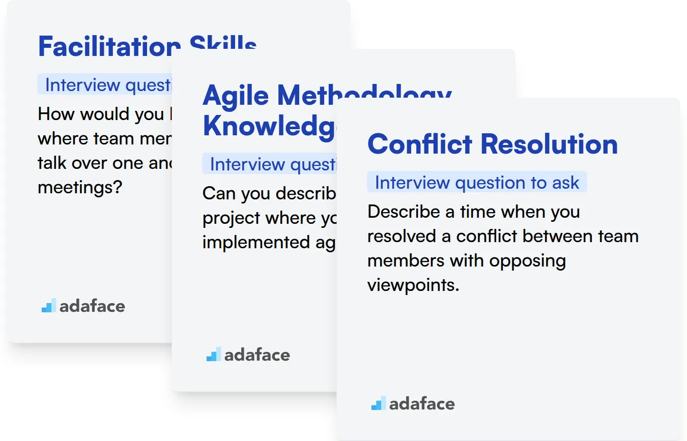 Which Scrum Master skills should you evaluate during the interview phase?