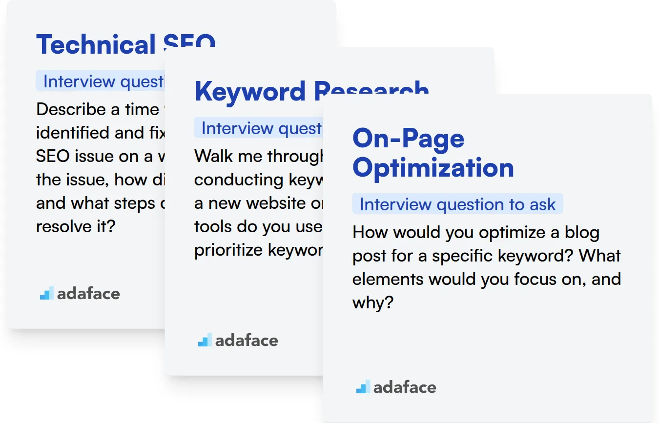 Which SEO Specialist skills should you evaluate during the interview phase?