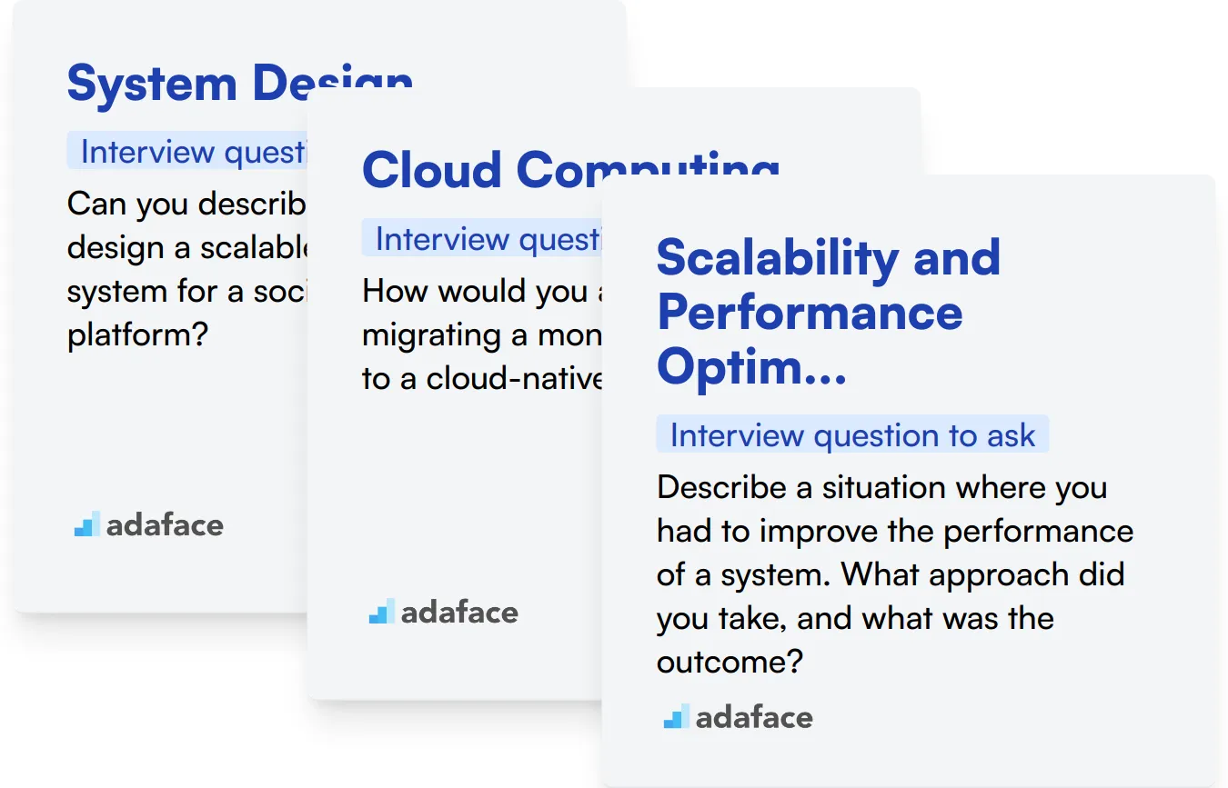 Which Software Architecture skills should you evaluate during the interview phase?