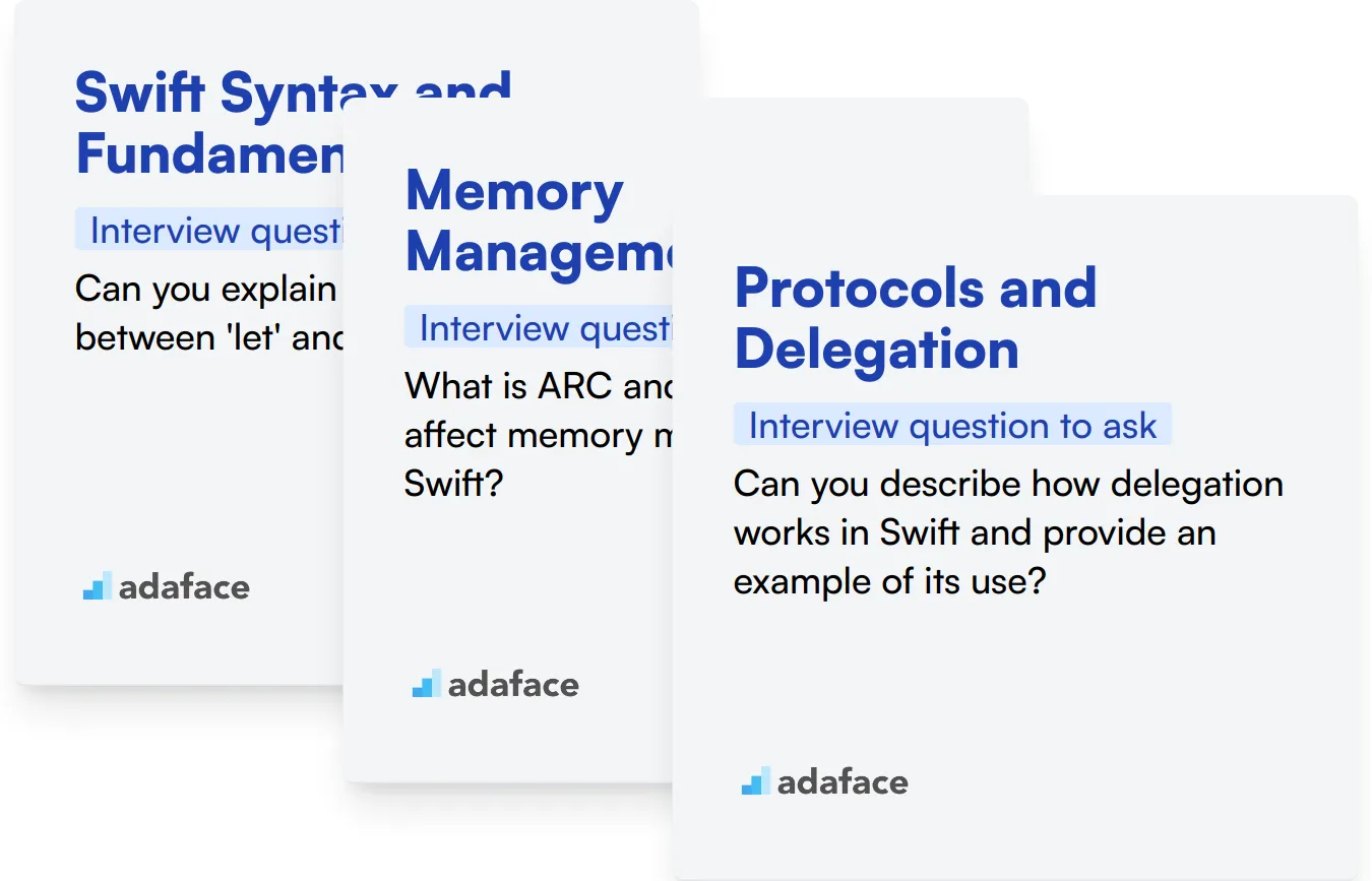 Which Swift skills should you evaluate during the interview phase?