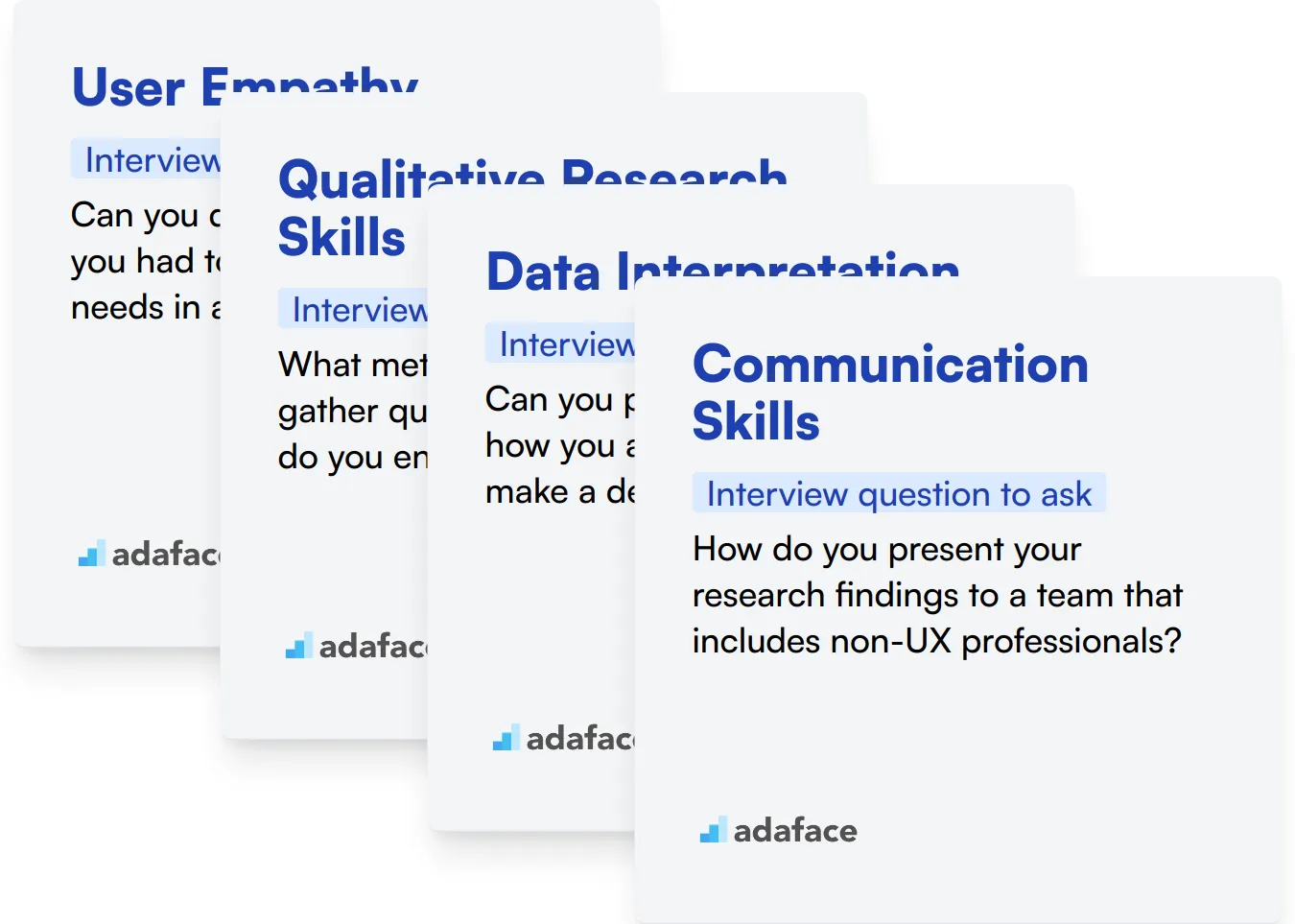 Which UX Research skills should you evaluate during the interview phase?