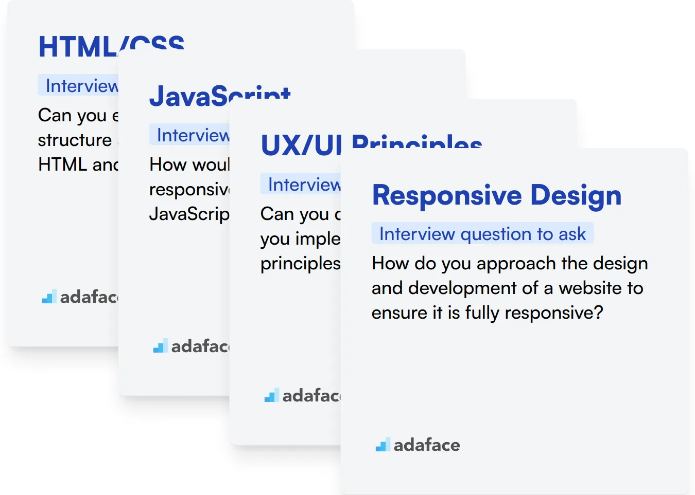 Which Web Design skills should you evaluate during the interview phase?