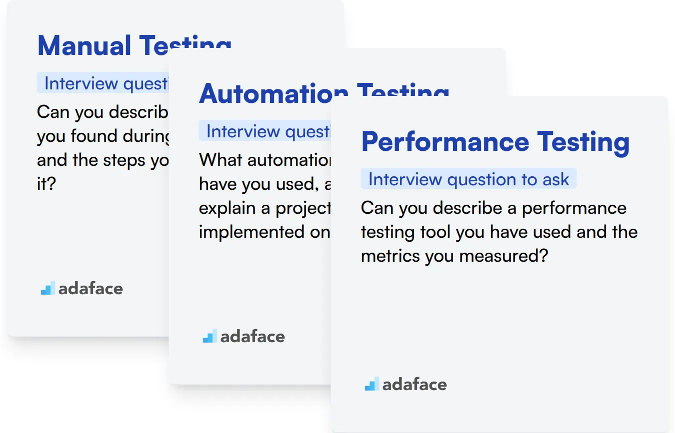 Which Web Testing skills should you evaluate during the interview phase?