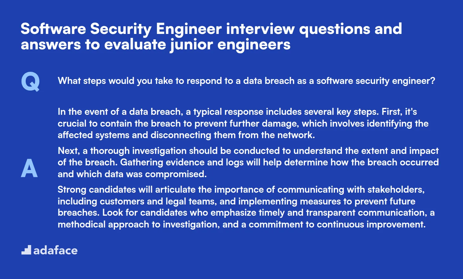 9 preguntas y respuestas de entrevistas para Ingenieros de Seguridad de Software para evaluar a ingenieros junior