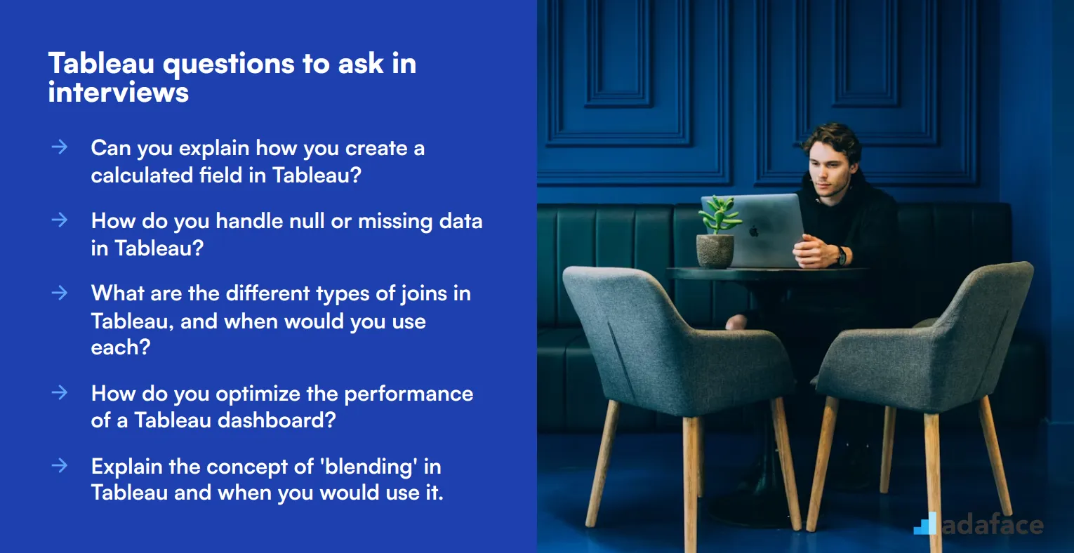 Top 8 Tableau questions to ask in interviews