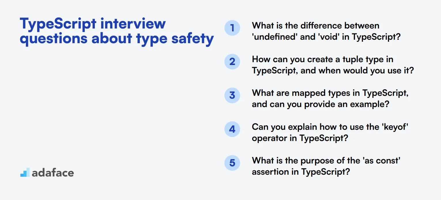 10 TypeScript interview questions about type safety