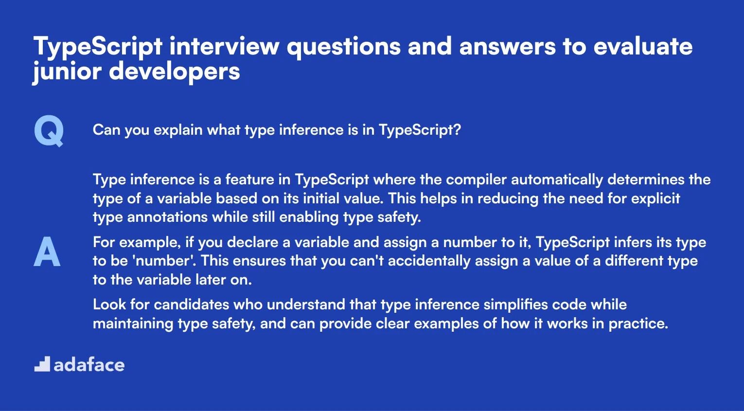 7 TypeScript interview questions and answers to evaluate junior developers