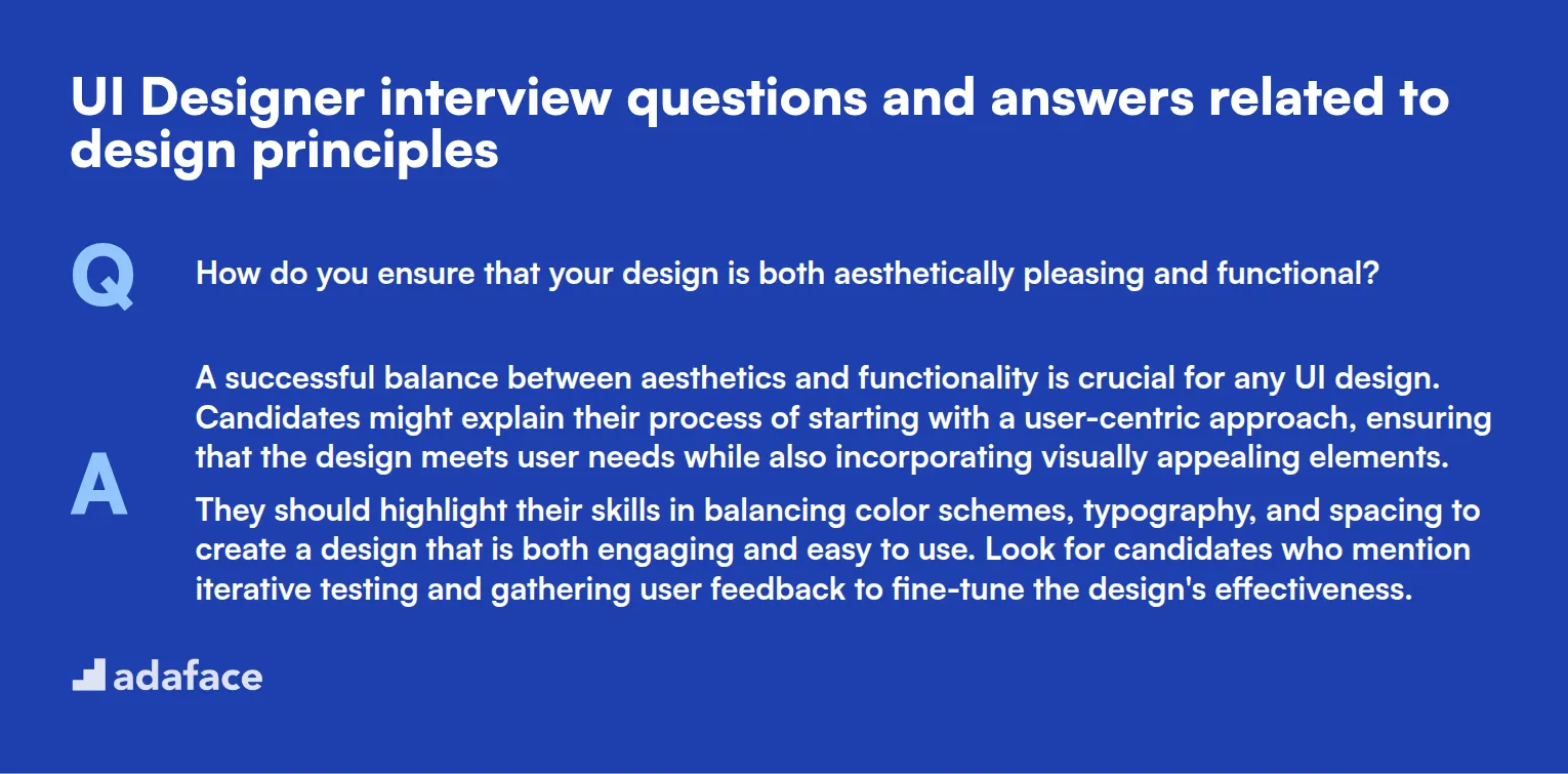 7 preguntas y respuestas de entrevista para diseñadores de UI relacionadas con los principios de diseño