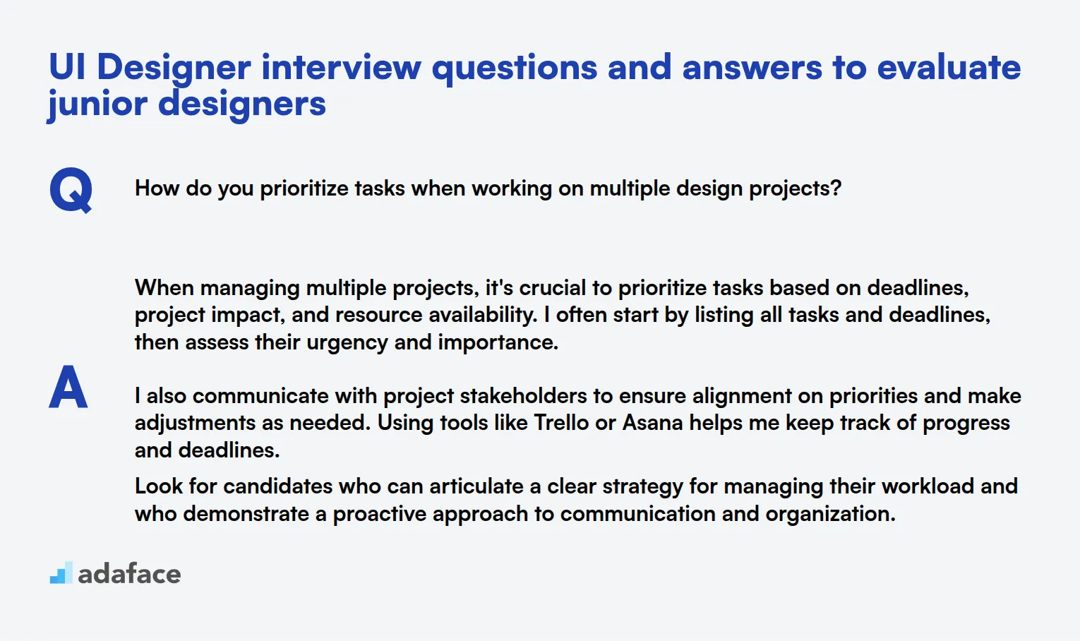 8 preguntas y respuestas de la entrevista de diseñador de interfaz de usuario para evaluar a diseñadores junior