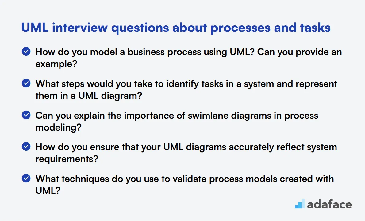 10 UML interview questions about processes and tasks