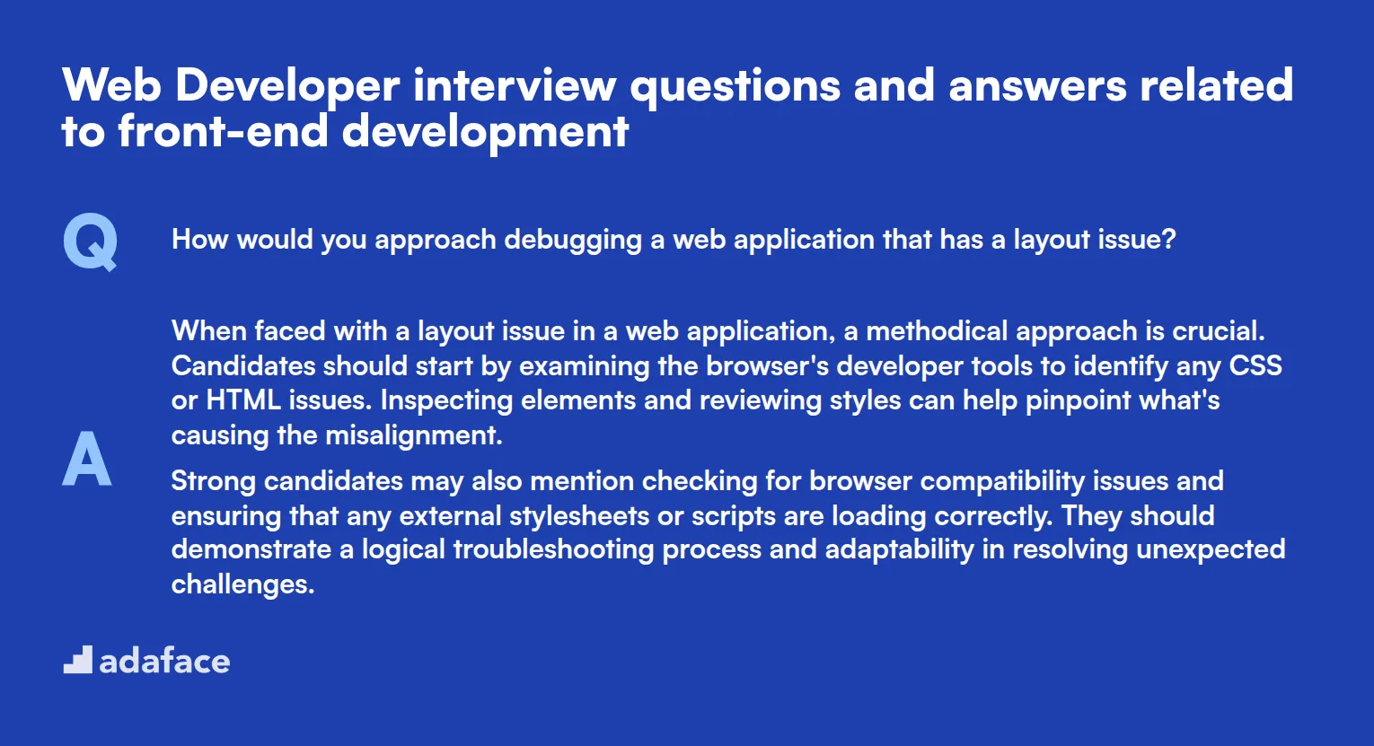 6 preguntas y respuestas para entrevistas de desarrolladores web relacionadas con el desarrollo front-end
