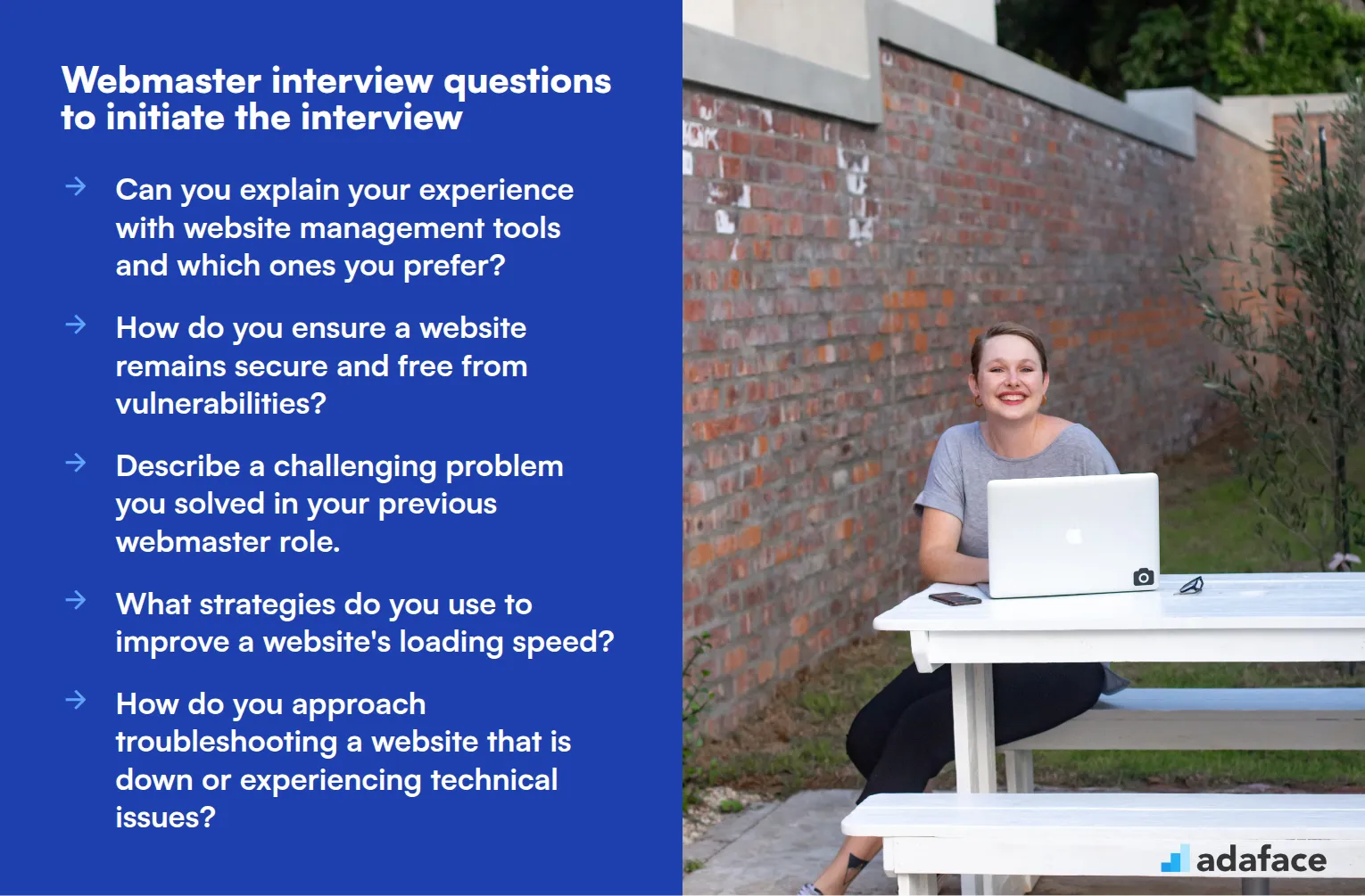 10 preguntas para la entrevista de webmaster para iniciar la entrevista